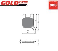 Gold-Fren Bremseklodser