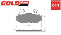 Gold-Fren Bremseklodser