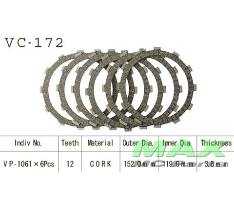 Koblingsplader HONDA VF700 CBX750 VT800