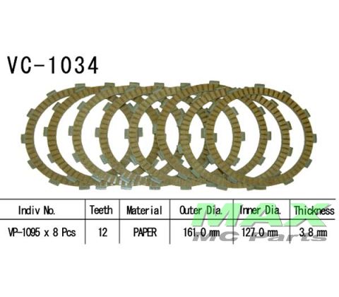 Koblingsplader HONDA CB750K1 67-