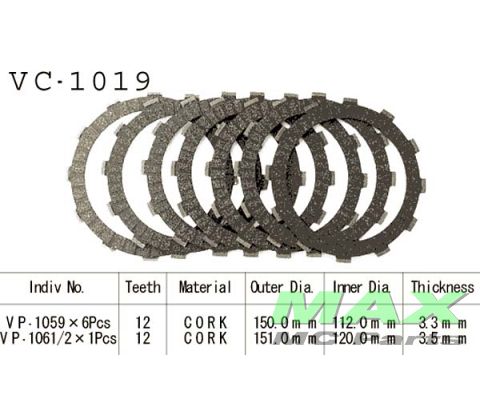 Koblingsplader HONDA CB750F NIGHTHAWK