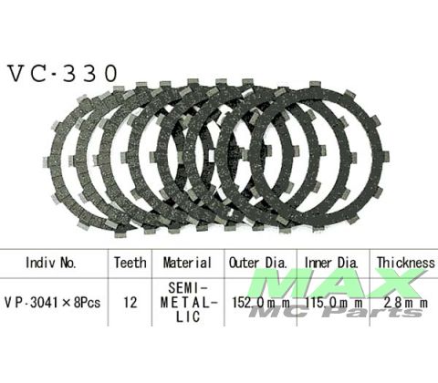 Koblingsplader SUZUKI GS550 GSX750 GS850