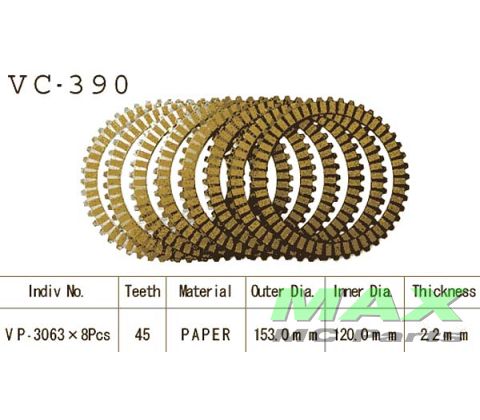 Koblingsplader (8STK) GSX600F GSX750F