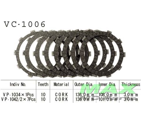 Koblingsplader *USE: 031032* GSR600 06-0