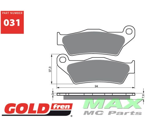 Gold-Fren Bremseklodser