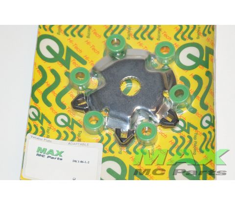 Bagplade til variator