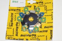 Bagplade til variator