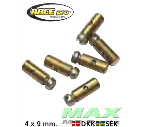 Nippel-skruer STK-4x9MM -MESSING/STEEL