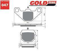 Gold-Fren Bremseklodser