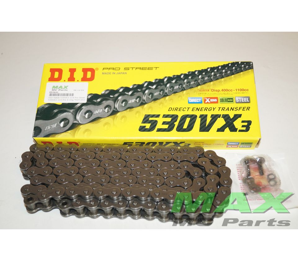 DID Kæde 530VX3114 Pro Street Xring