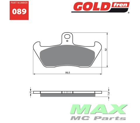 Gold-Fren Bremseklodser