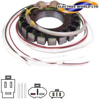 Stator - 2 CDI COIL - 115x54x17(30)MM
