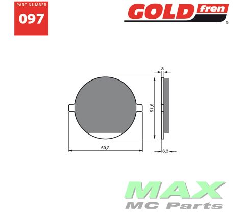 Gold-Fren Bremseklodser