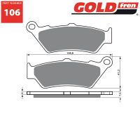 Gold-Fren Bremseklodser