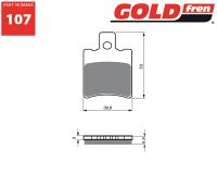 Gold-Fren Bremseklodser