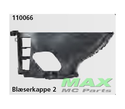 Blæsekappe  nederst