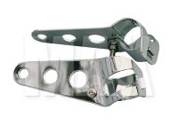 Lygteholder poleret alu/CROM 30-38MM SET