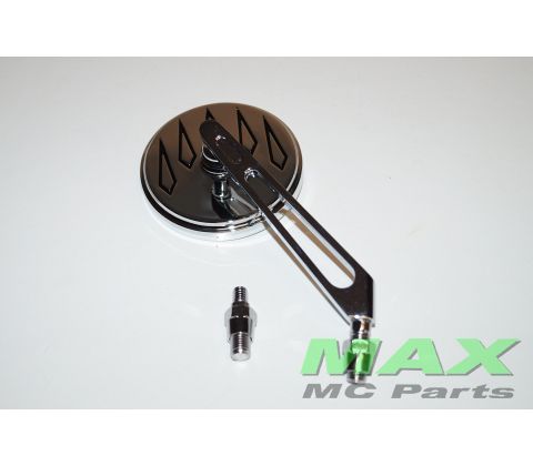 Chrom Spejl Højre/RH POLERET ALU 10MM