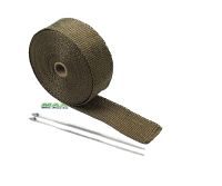 WRAP EXHAUST *TITAN-GREEN* 2M+2xCLAMP