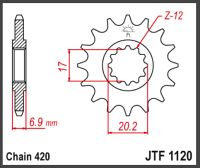 JT Fortandhjul - Generic Trigger  11T
