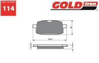 Gold-Fren Bremseklodser