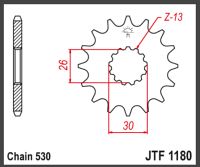 JT Fortandhjul*RB* JTF1180.19 TRIUMPH