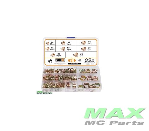 Clips til slanger/ hose clamp M6->M16mm 