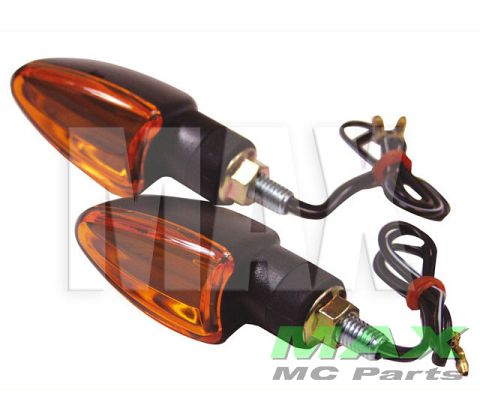 Mini Blinklys YELLOW GLAS HALOGEN *E*