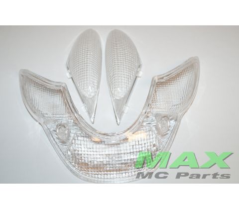 Blinkglassæt (4 stk.), klar