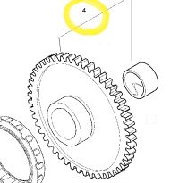 GEAR SET,STATER CLUTCH  TE450 *NLA*