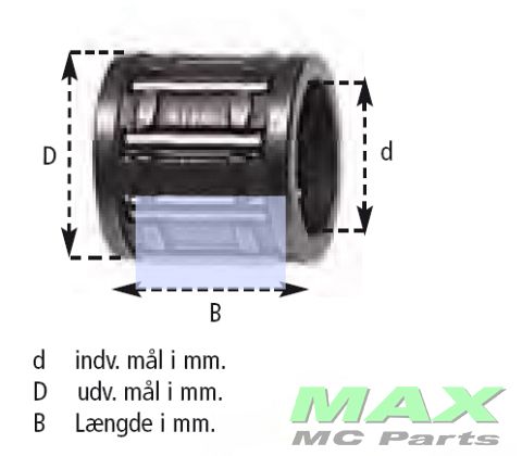 VESRAH Nåleleje 14x19x17 mm
