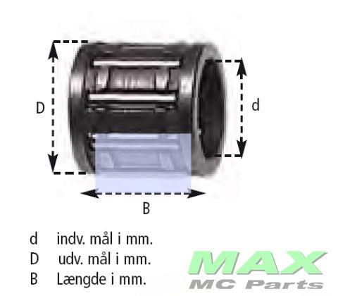 NTN/FAG Nåleleje 15x19x17mm Japansk