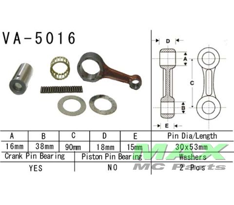 Plejlstang kit HONDA  CRF250R  04-09