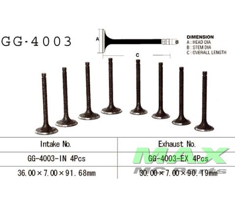 Indsugningsventil Z1000 A Z1R Z1000D