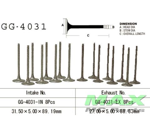 Indsugningsventil GPZ1100 ZZR1100