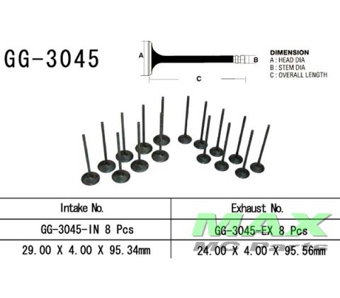 Indsugningsventil GSXR750 GSXR1100