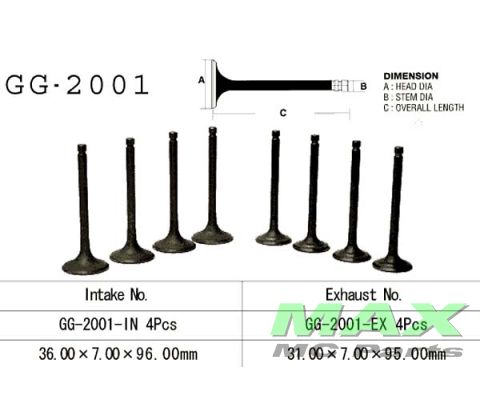 Indsugningsventil XS1100 XS750 XS850 