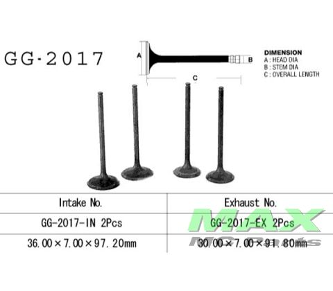 Indsugningsventil YAMAHA XT550