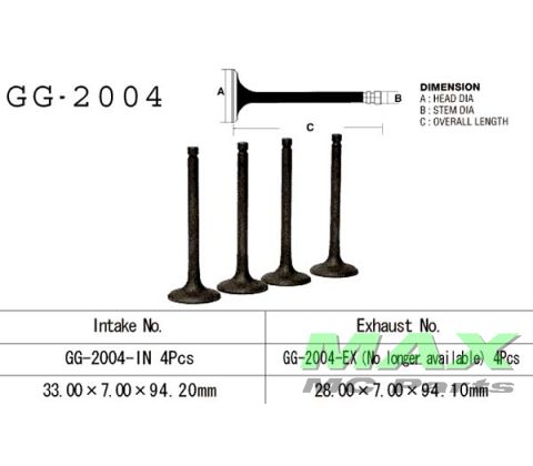 Indsugningsventil YAMAHA XJ650 XJ750