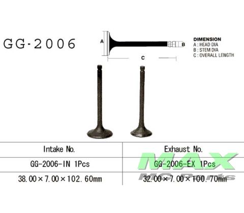Udstødningsventil YAMAHA SR250 XT250