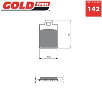 Gold-Fren Bremseklodser