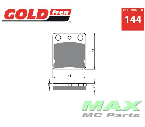 Gold-Fren Bremseklodser