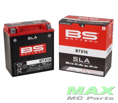 BS BATTERI *SLA* BTX16-BS/YTX16-BS