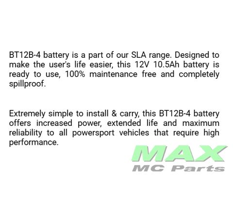 BS BATTERI *SLA* BT12B-BS/YT12B-BS
