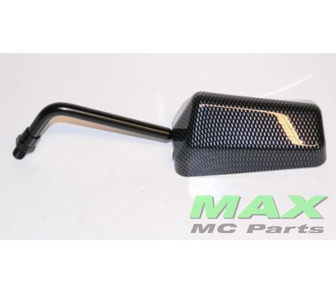 Spejle  (1 Stk) 10MM CARBON LOOK