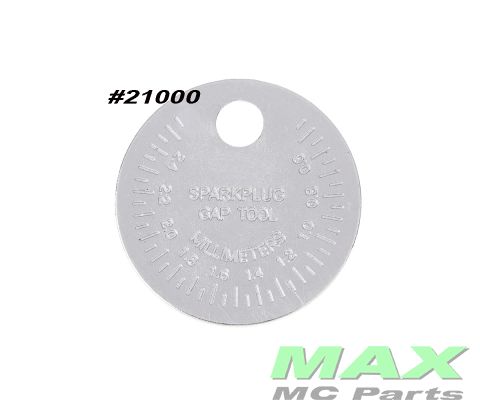 Tændrørs elektrode afstands måler mm/inc