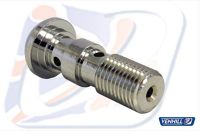 Banjo bolt 3/8 UNF CHROM BOBBELT