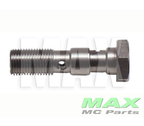 Banjo bolt 7/16 UNF CHROM DOBBELT