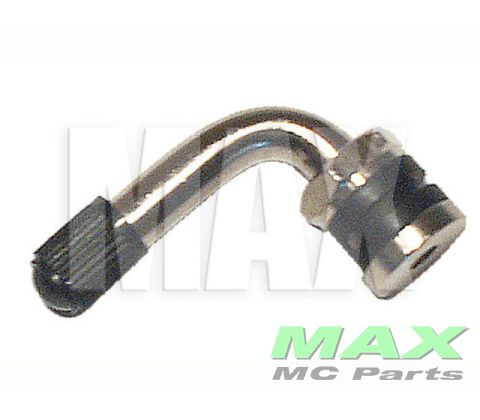 Ventil til slangeløs fælg-Crom 90gr LUX