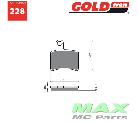 Gold-Fren Bremseklodser